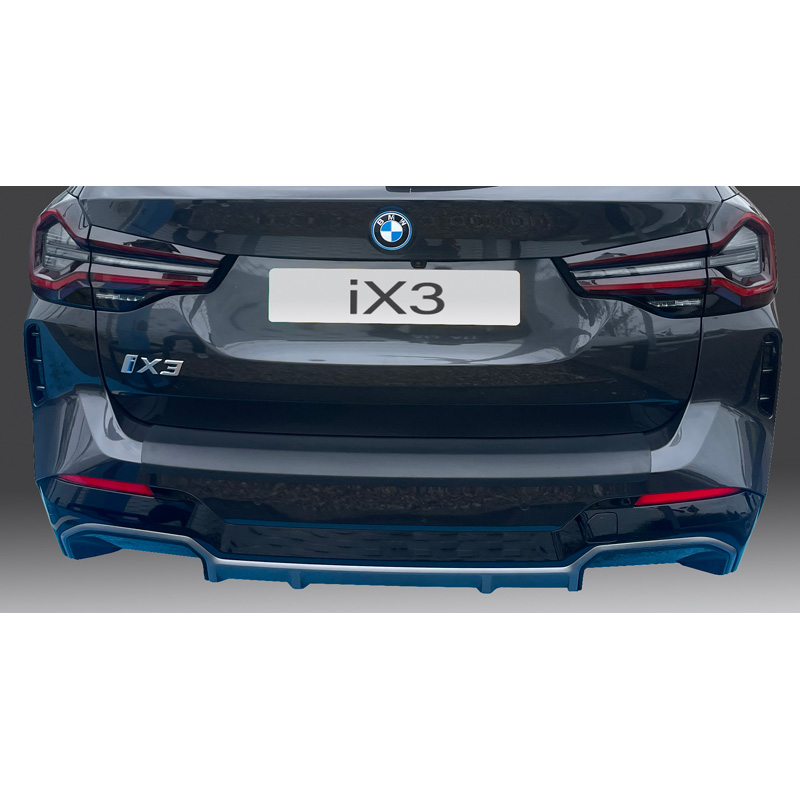 ABS Rear bumper protector  BMW iX3 (G08) 'M-Sport & 'M' 2022- Black