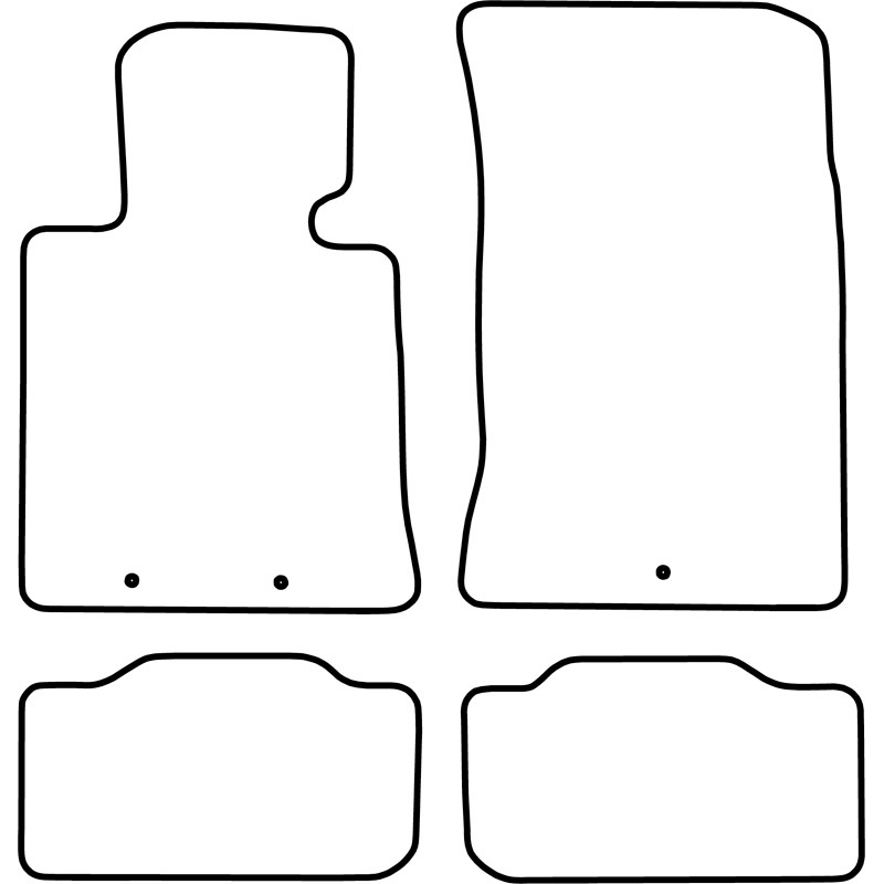 Set velour car mats  Hyundai Genesis Coupe 2011-