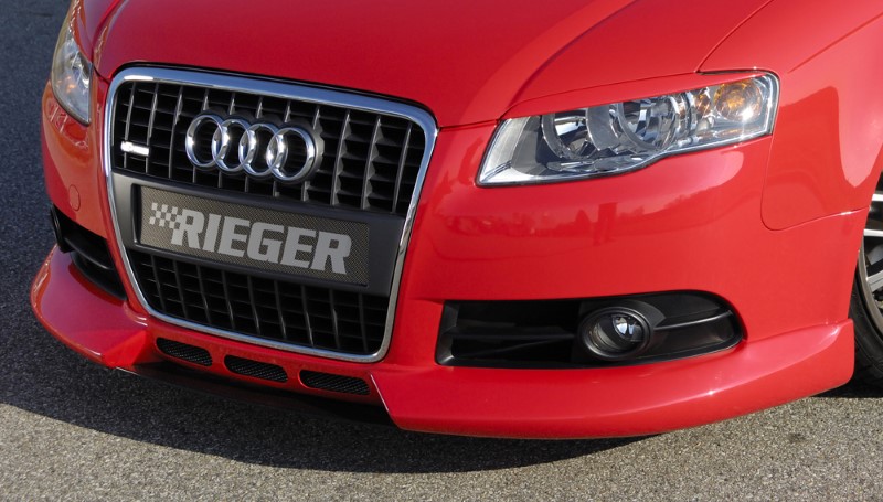 Voorspoiler zonder 3 extra air-intakes Audi A4 8E B7 11.04 Rieger
