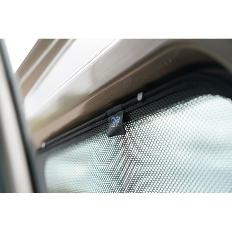 Set Car Shades (rear side doors)  Ford Tourneo Courier 2014-2023 (with hinged opening windows) (2-pieces)