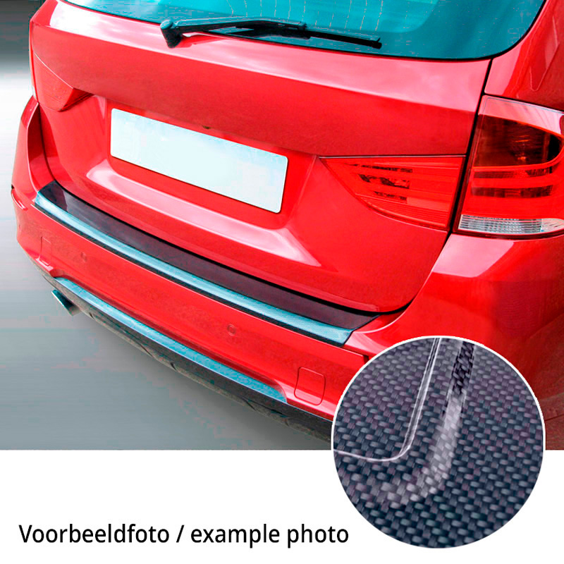 ABS Rear bumper protector  MG 3 Facelift 2018-2023 Carbon Look