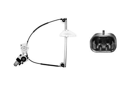 raammechanisme, 3 drs, incl motor, links Peugeot 307, 2005-2007