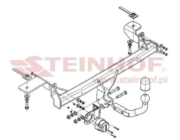 Trekhaak Fiat Panda II 4x4 (4WD) 2004-2011