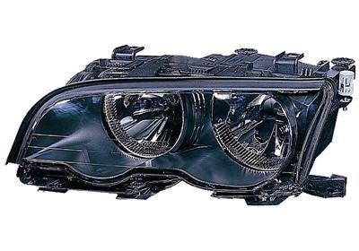 koplamp, Bosch, H7+H7, zwart, incl stelmotortje, rechts, 09/2001