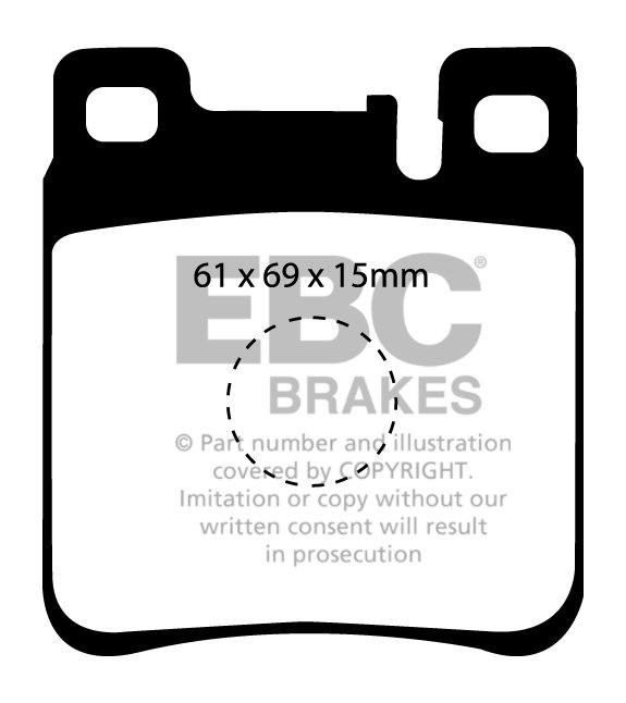 EBC Brakes MERCEDES E-Class (W210) E300 Turbo D Station 96-2000