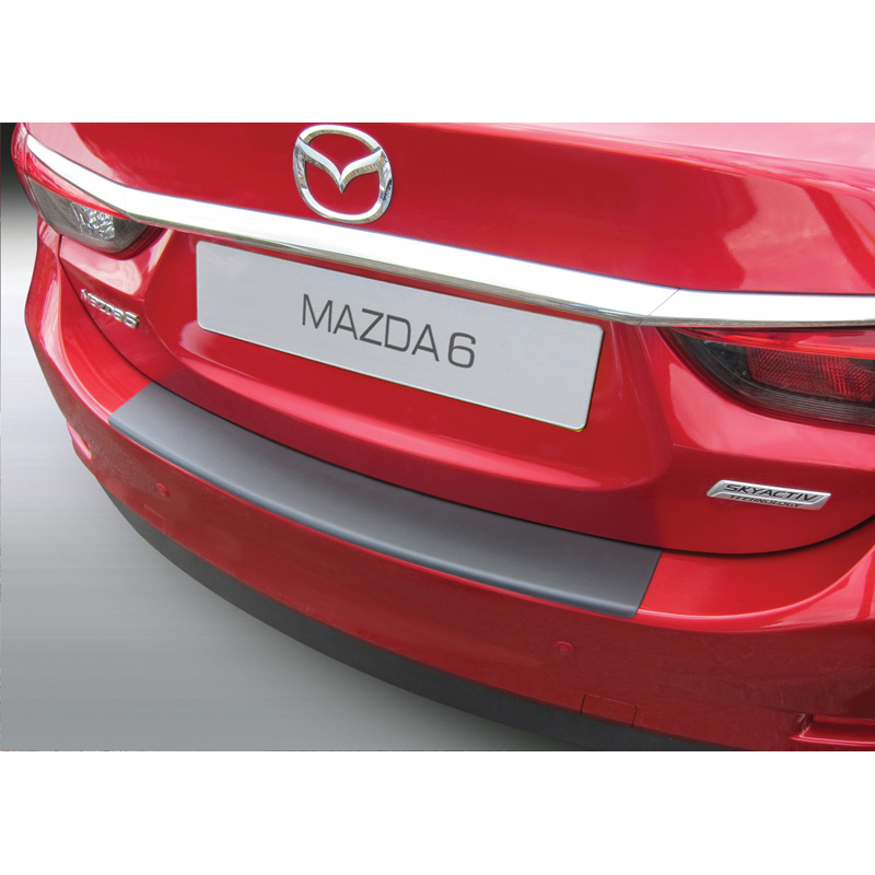 ABS Rear bumper protector  Mazda 6 Sedan 2013- Black