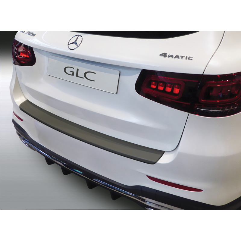 ABS Rear bumper protector  Mercedes GLC SE/Sport/AMG Line Facelift 2019- Black