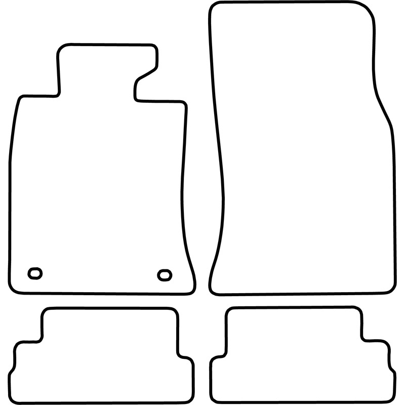 Set velour car mats  Mini Convertible 2007-