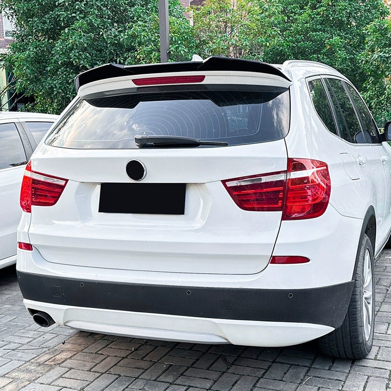 Roof spoiler  BMW X3 (F25) 2010-2017 (ABS Glossy Black)