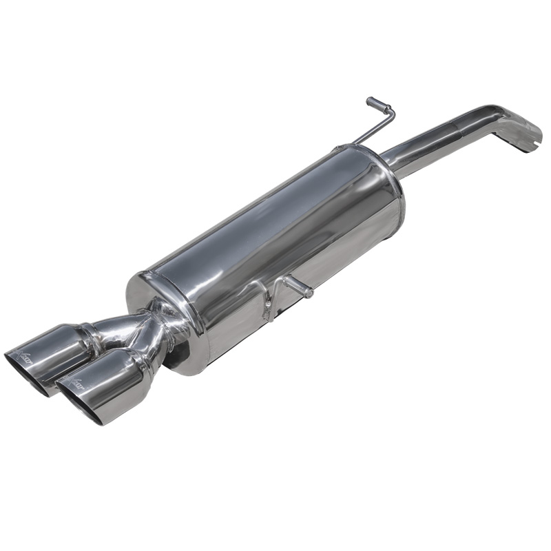 100% Inox Sport Exhaust  Citroën DS3 1.6 Turbo Racing (207HP) 2011- Ø55mm 2x80mm Racing