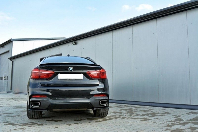 Achterzij Spoilers BMW X6 F16 MPACK Glanzend Zwart