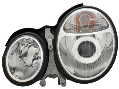 Koplampen Mercedes E-Class W210 99-01 chroom