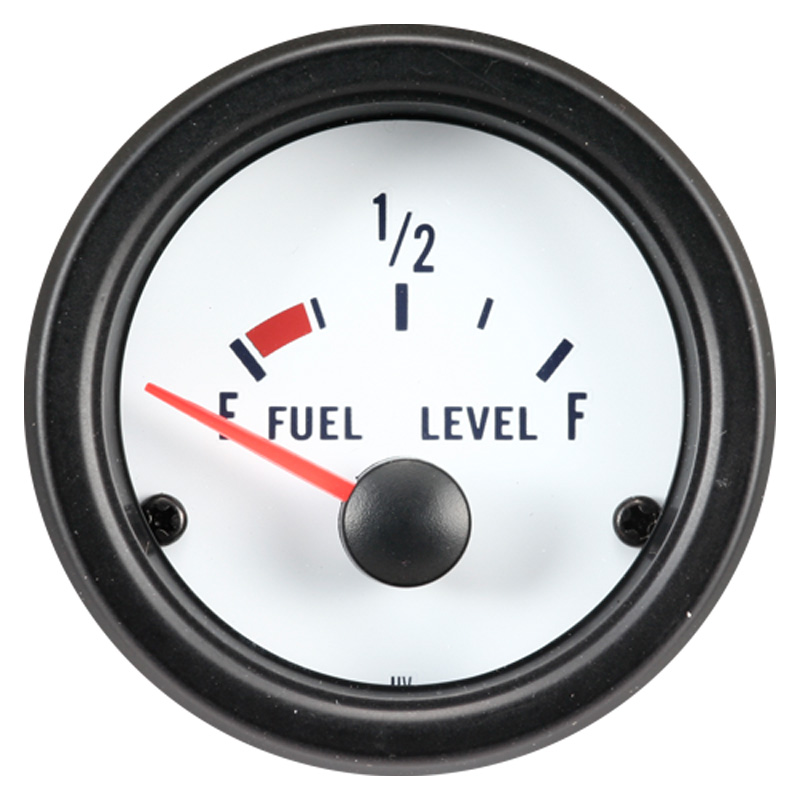 Performance Instrument White Electrical Fuel Level 52mm