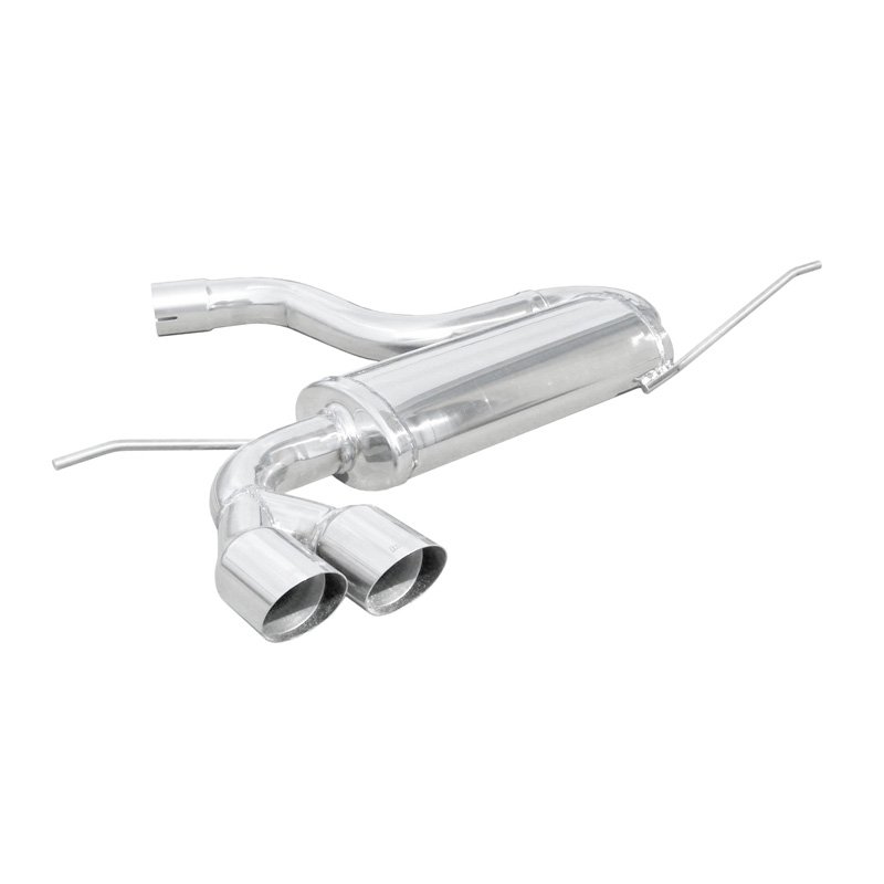 100% Inox Sport Exhaust  Volkswagen Golf V 2.0 TFSi (200HP) 2004- 2x80mm Racing
