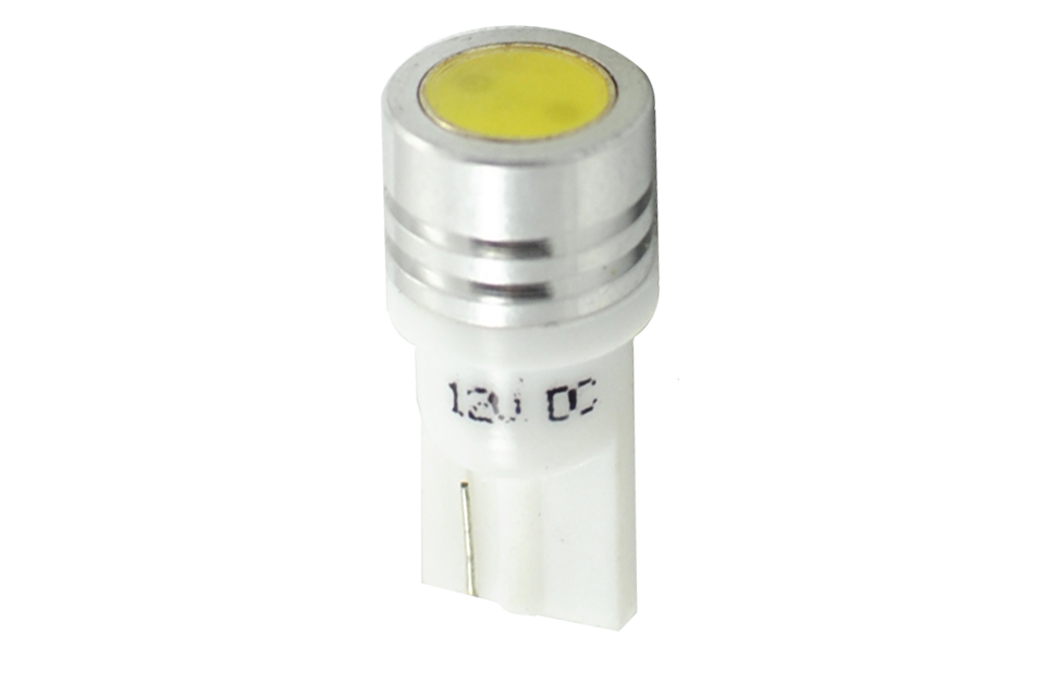LED T10 W5W Lampjes 12V high power 1W wit
