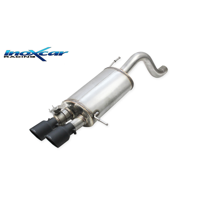 100% Inox Sport Exhaust  Hyundai i20 N 1.6 Turbo (204HP) 2020- 2x90mm Ceramic Black
