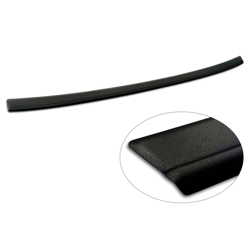 Avisa Matt Black Stainless Steel Rear bumper protector  Honda HR-V III 2021- 'Ribs'