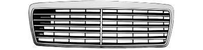 grille, Avantgarde, compleet Mercedes E klasse, W210, 1995-1999