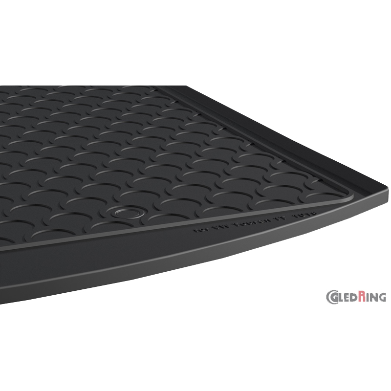 Rubbasol (Rubber) Trunk mat  Volkswagen Touran 2003-2015 (5-persons) (Upper floor)