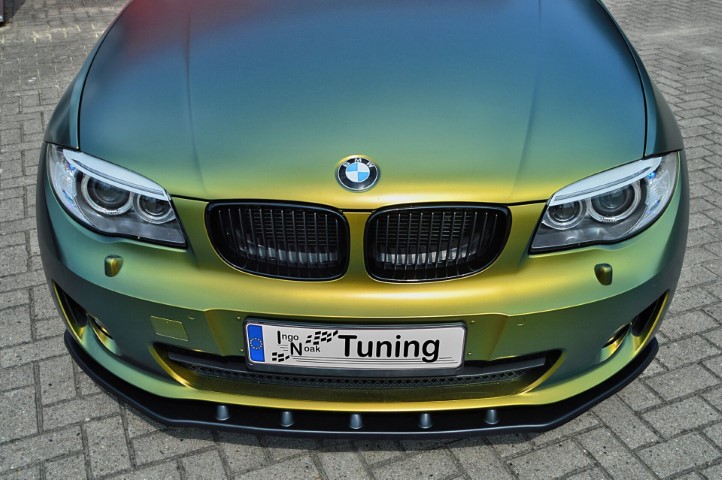 Voorspoiler lip voor BMW 1-Serie E82/E88 LCI 2011-2013