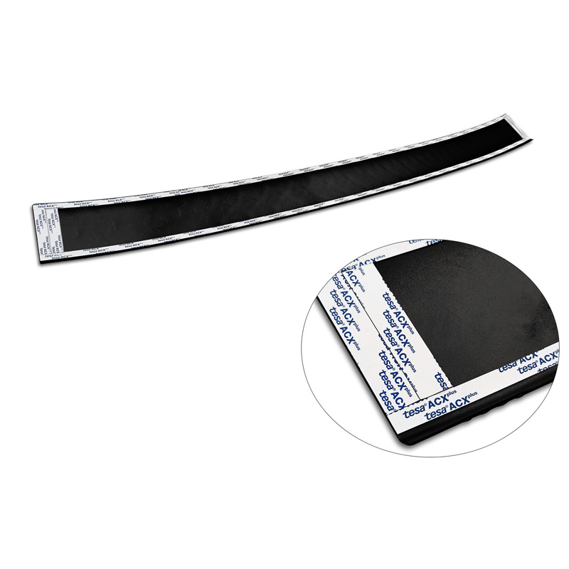 Matt Black Aluminum Rear bumper protector  Opel Movano / Renault Master II 2010-2018 & 2018-2021 'Riffled Plate'
