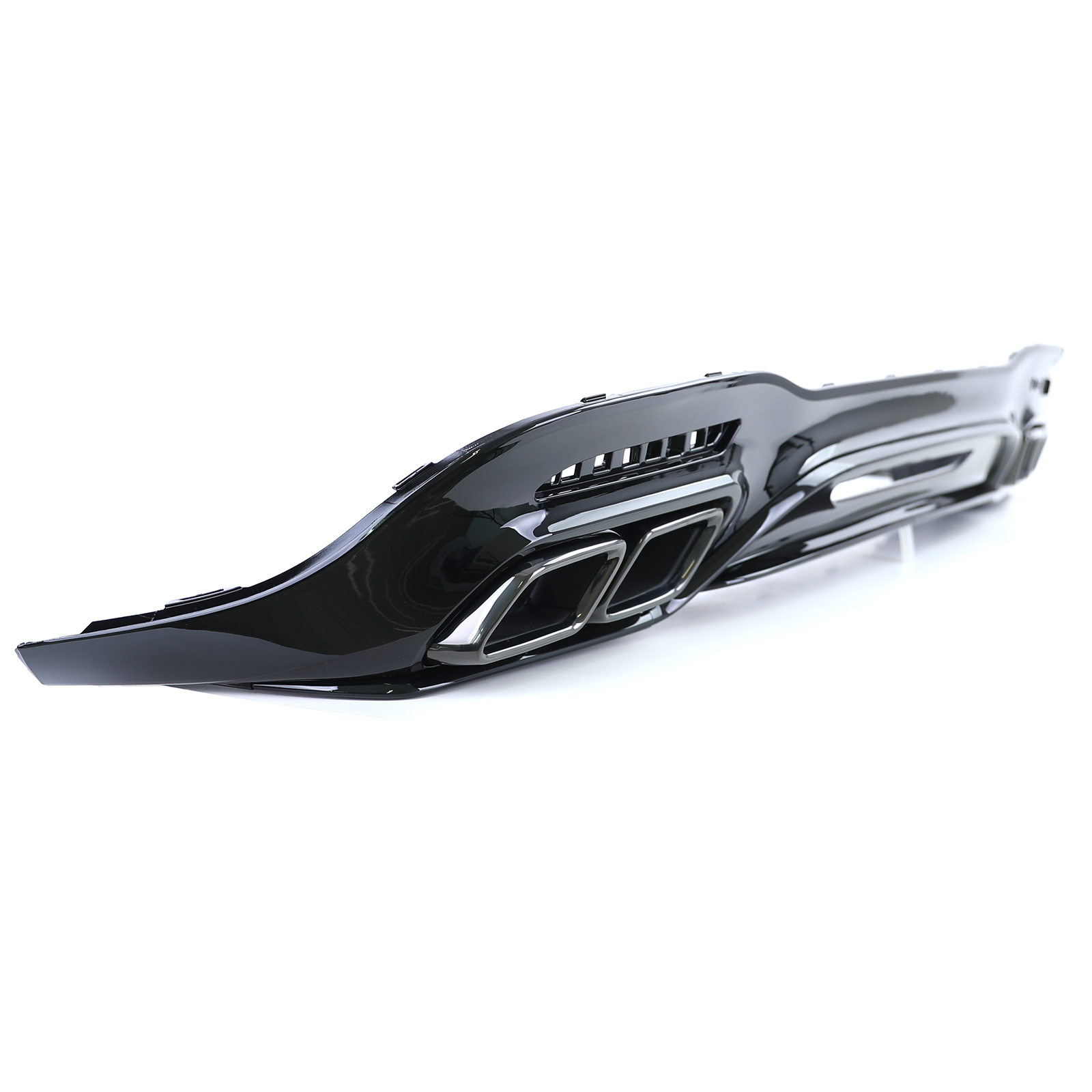 Diffuser AMG Look Mercedes S Klasse W222 FL 17-20 Zwart