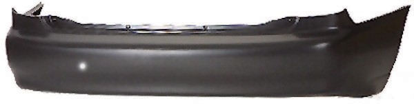 AchterBumper Chevrolet Lanos, 00-04 MAT/ZWART