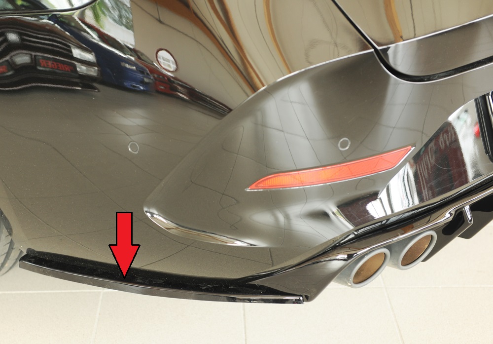 Achterzijdiffusers voor Originele Cupra León KL (06.24-) glans zwart