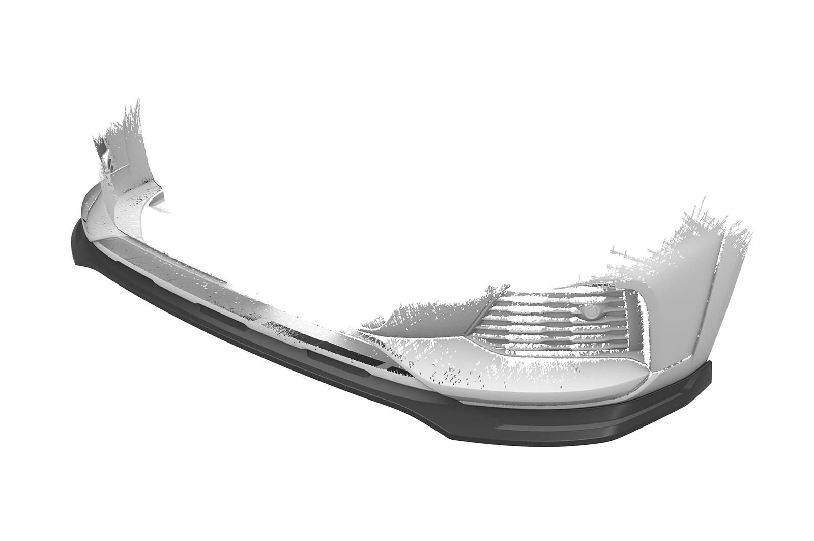 Voorspoiler Audi A6 C8 (Typ F2) Allroad CSR Glans Zwart