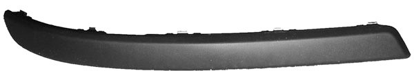 VoorBumper lijst links CORSA 03-06 ZWART