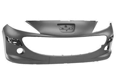 voorbumper, in primer, met mistlampgaten,-08/2009 Peugeot 207, 2