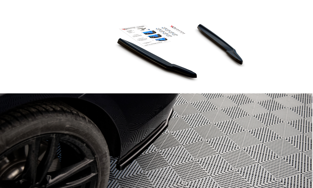 Zijdiffusers BMW 6 GT M Pakket G32 Facelift 2017 - Maxton Glans Zwart