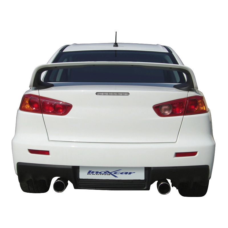 100% Inox Double Sport Exhaust  Mitsubishi Lancer Evo X 2.0T (295HP) 2008- Left/Right 102mm