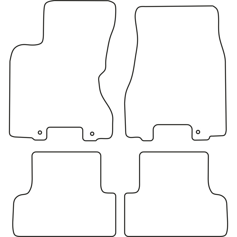 Set velour car mats  Nissan X-Trail 2007-2013
