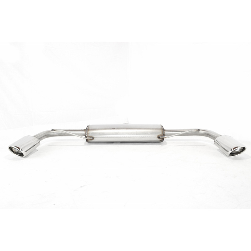 Dubbele RVS Sportuitlaat  Audi TT 8J 1.8 TFSI 118kW/2.0 TFSI 147kW 2007- 120x80mm