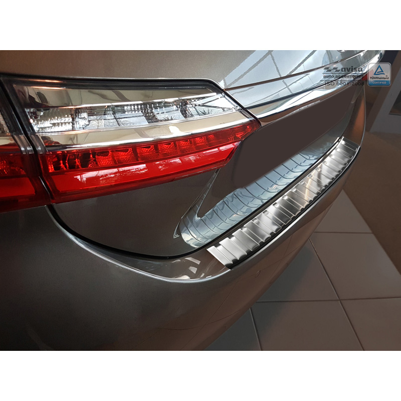 RVS Achterbumperprotector  Toyota Corolla XI E16 Facelift 2016- 'Ribs'