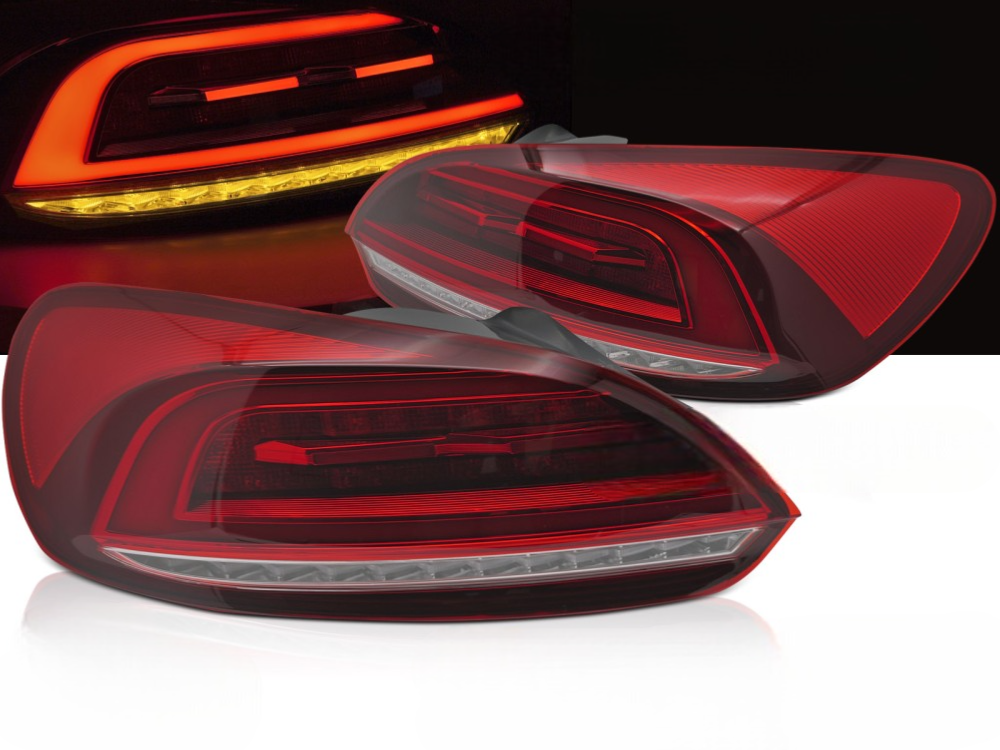 Taillights VW Scirocco 08- LED red/smoke