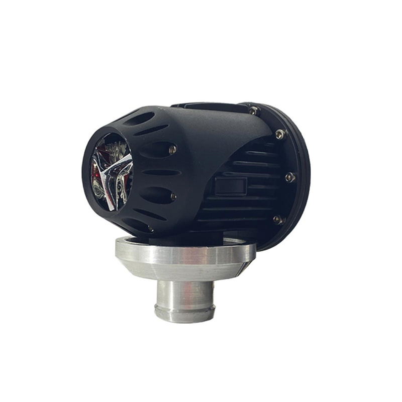 Simoni Racing Universele Blow-Off Valve Type 14 - voor benzineturbomotoren - Aansluiting 25mm, Lengte 95mm, Diameter 75mm - Zwart