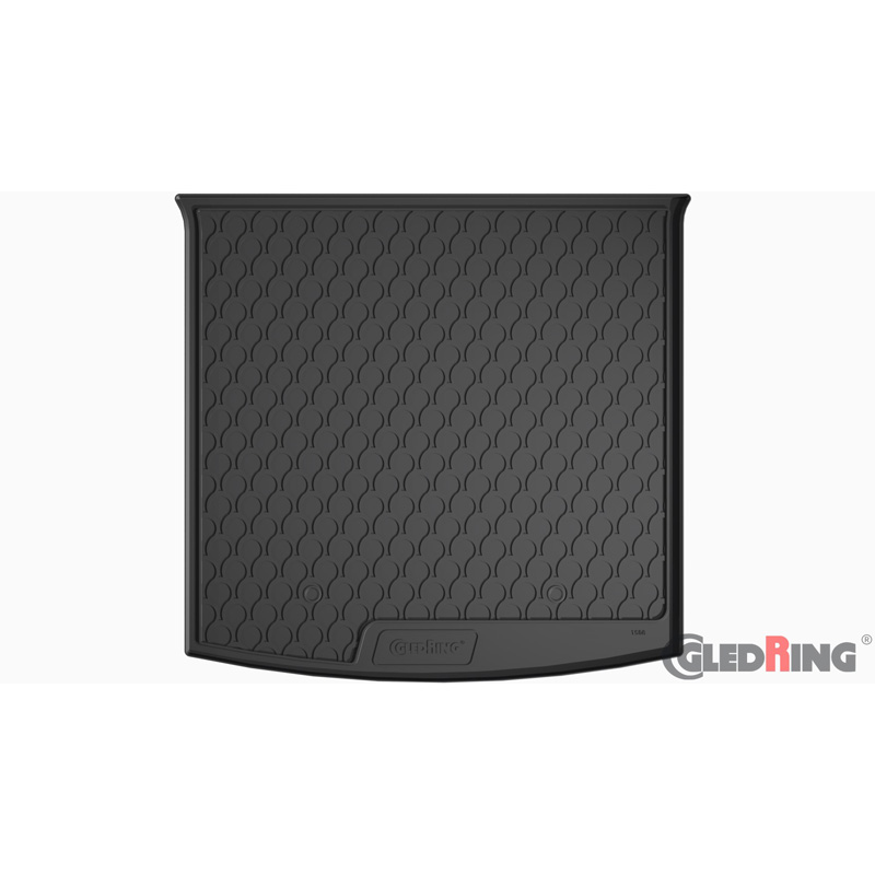 Rubbasol (Rubber) Trunk mat  Skoda Kodiaq (5-Persons) 2017-2024 (Upper variable floor with spare tire)