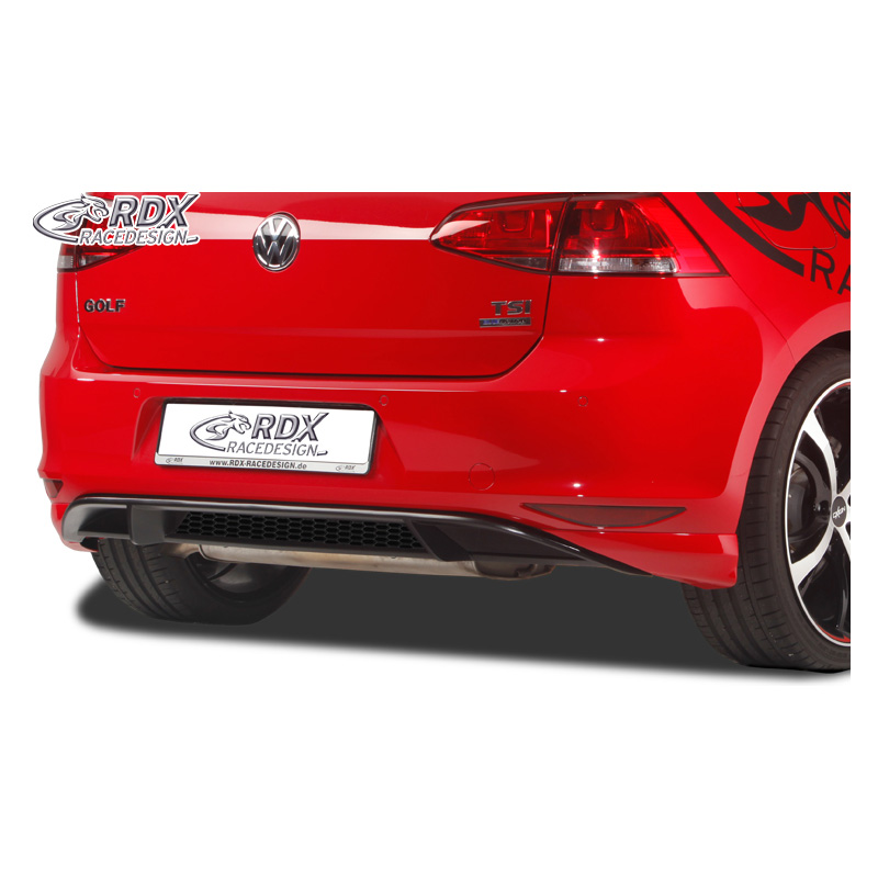 Rear bumper skirt 'Diffusor'  Volkswagen Golf VII HB 3/5-doors 2012- 'GTI-Look' excl. GTi/GTD (PUR)
