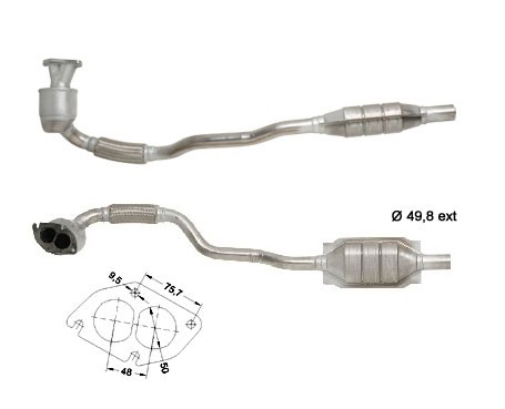 Opel ASTRA 1.8i 16V 1796 cc 85 Kw / 116 cv X18XEL Magnaflow CAT