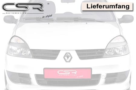 Koplampspoilers Renault Clio 2/B