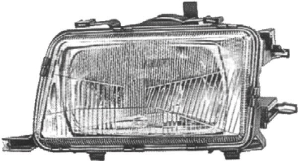 Koplamp links AUDI 80 91-94 HELLA/GESCHIKT voor LWR