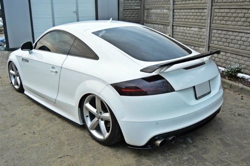 Achterzijde Spoilers Audi TT S 8J Glanzend Zwart