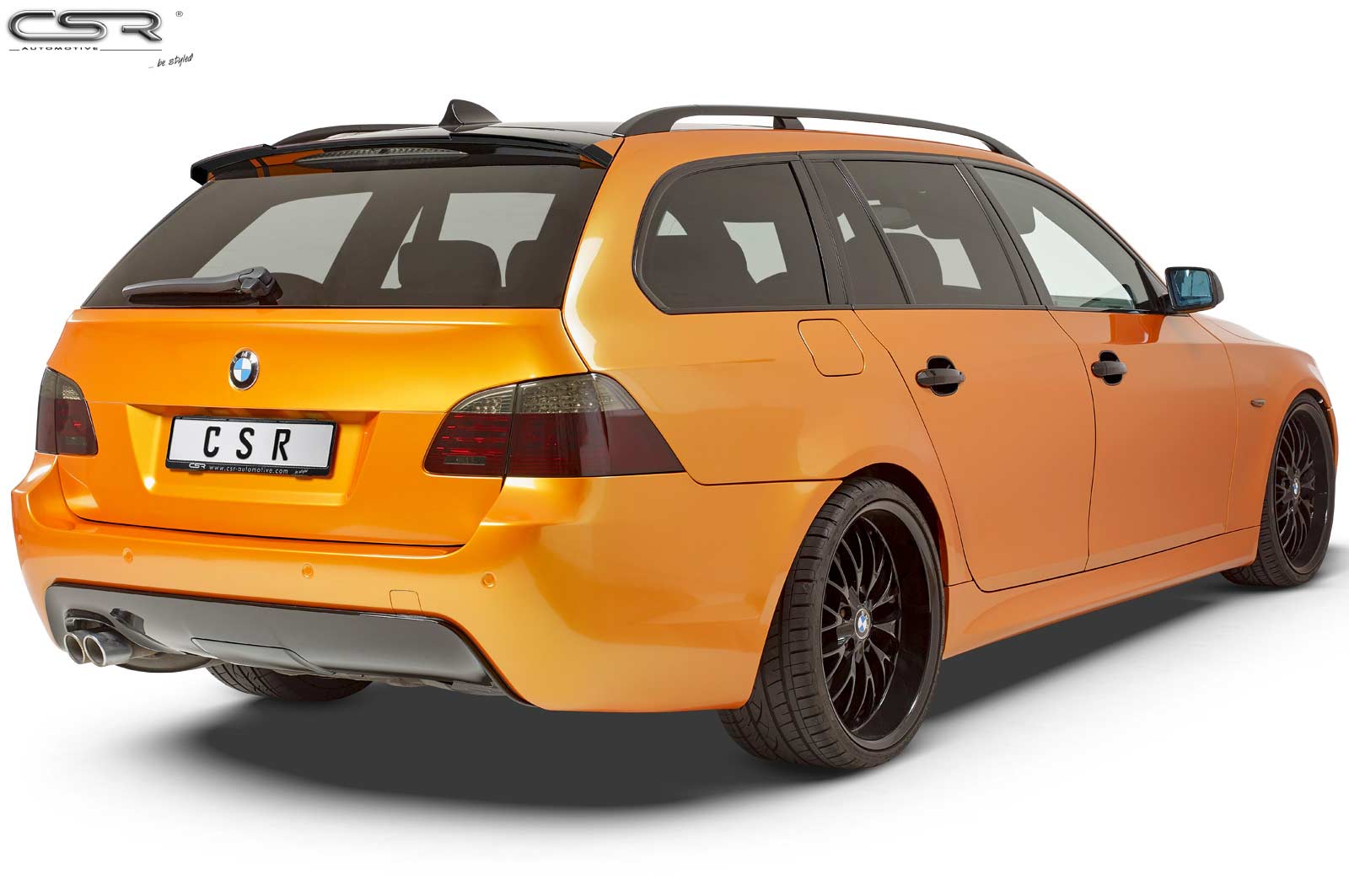 CSR Achterspoiler BMW 5-Serie E61 Glans zwart