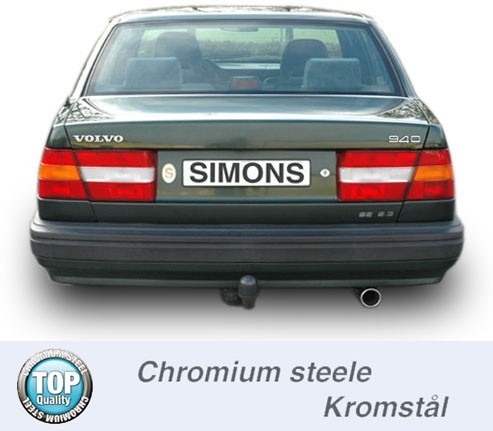 Simons Uitlaatsysteem af kat. Volvo 940 1990-1997