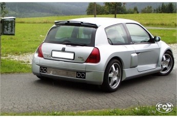 Renault Clio II V6 Einddemper dwars Uitgang rechts/links - 2x76