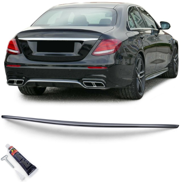 Achterklep Spoiler Mercedes E-Class W213 Glans Zwart