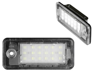 LED License Plate Audi A3 / S3 04-08, A3 Cabrio 08-09, A4 / S4 B