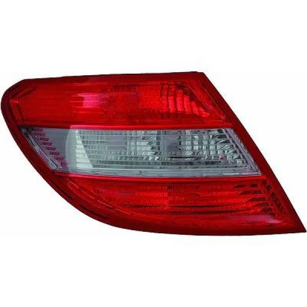 Achterlicht links W204 07-02.11 ROOD/ZWART